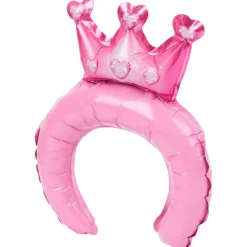 Merk Avec Folieballon Diadeem^ Feestartikelen