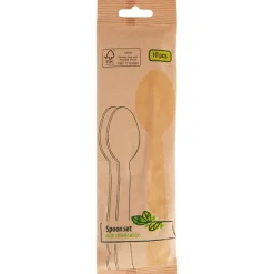 Merk Bamboe Lepels^ Feestartikelen