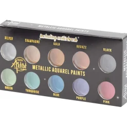 Van Bleiswijck Creative Artist Metallic Aquarelverfset^ Schilderen