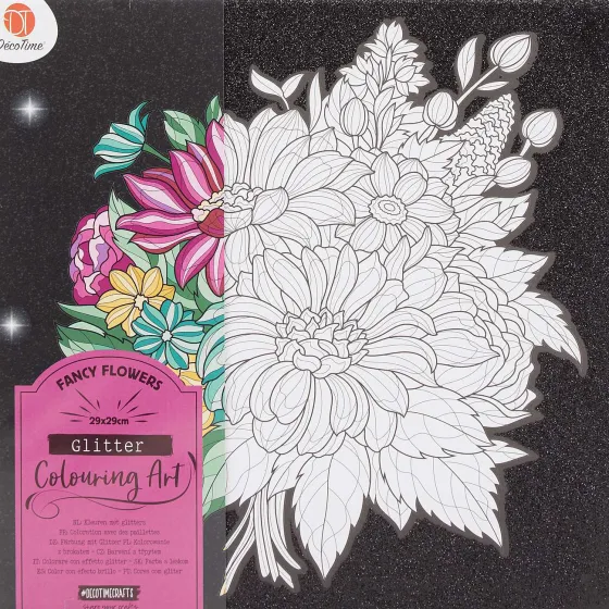 Disney D Cotime Kleur Je Eigen Glitter-Canvas^ Knutselen