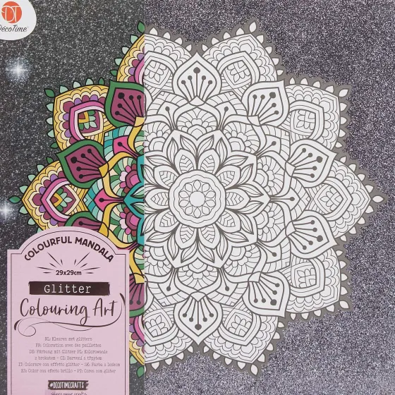 Disney D Cotime Kleur Je Eigen Glitter-Canvas^ Knutselen