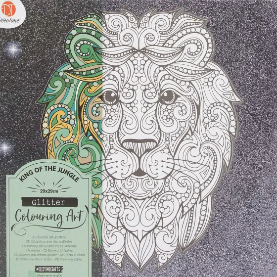 Disney D Cotime Kleur Je Eigen Glitter-Canvas^ Knutselen