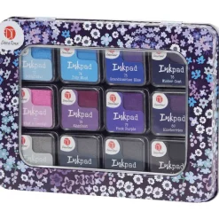 Office Essentials D Cotime Stempelkussens In Blik^ Kaarten