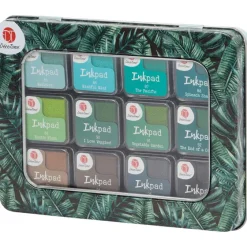 Office Essentials D Cotime Stempelkussens In Blik^ Kaarten