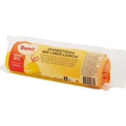 Dumil Vuilniszak Met Trekkoord Citroen^ Prullenbakken