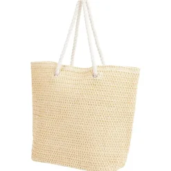 Spilbergen Gevlochten Strandtas^ Rugzakken