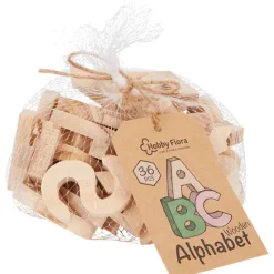 Mini Matters Hobby Flora Houten Letters^ Houten Speelgoed