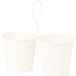 Merk Home Accents Duo Bloempot In Houder^ Bloempotten