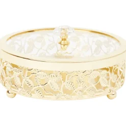 Merk Home Accents Metalen Opbergdoosje^ Woonaccessoires