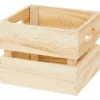 Merk Houten Krat Klein^ Woonaccessoires