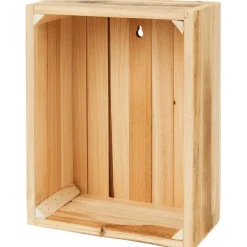 Merk Houten Opbergkist^ Woonaccessoires