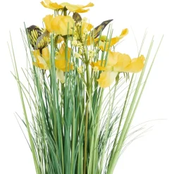 Merk Kunstgrashalm Met Bloemen En Vlinders^ Kunstplanten & -Bloemen