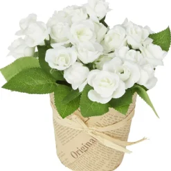 Merk Kunstroosjes In Papieren Pot^ Kunstplanten & -Bloemen