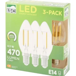 LSC Filament Ledlamp Kaars^ Verlichting