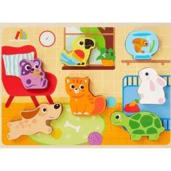 Mini Matters Houten Puzzel^ Babyspeelgoed