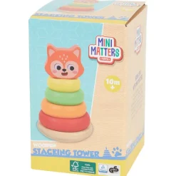 Mini Matters Houten Stapeltoren^ Babyspeelgoed