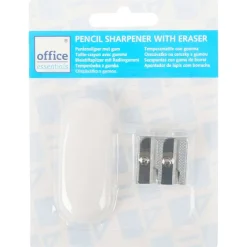 Office Essentials Puntenslijper En Gum^ Bureau Accessoires