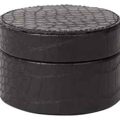 Merk Opbergdoos Met Krokodillenprint^ Woonaccessoires