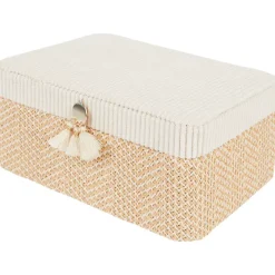 Merk Opbergdoos Met Kwastje^ Woonaccessoires