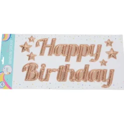 Disney Party Universe Happy Birthday Ballon-Raamsticker^ Knutselen