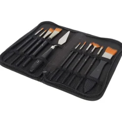 Van Bleiswijck Penseelset Met Etui^ Schilderen