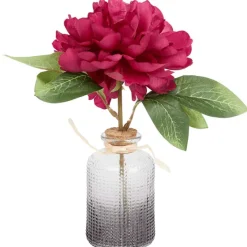 Merk Pioen Kunstbloem In Vaasje^ Kunstplanten & -Bloemen