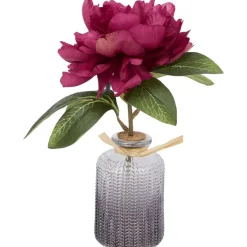 Merk Pioen Kunstbloem In Vaasje^ Kunstplanten & -Bloemen