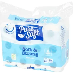 Pure Soft Toiletpapier Soft & Strong^ Toilet- & Keukenpapier