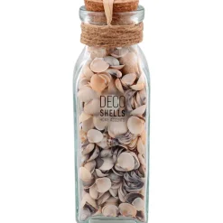 Merk Schelpen In Glazen Fles^ Woonaccessoires
