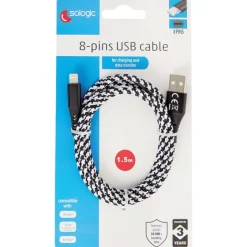 Sologic Laad- En Datakabel 8-Pins^ Kabels & Splitters