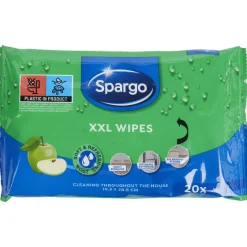 Spargo Vochtige Schoonmaakdoekjes Xxl^ Schoonmaakartikelen