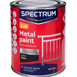 Spectrum 2-In-1 Zijdeglans Metaallak^ Verf