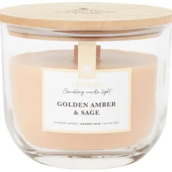 Candra Treewick Geurkaars Met Houtlont^ Kaarsen