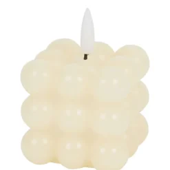 Candra Vierkante Ledkaars Met Bolletjes^ Kaarsen