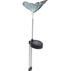 Merk Vlinder Tuinsteker Met Solarverlichting^ Tuindecoratie