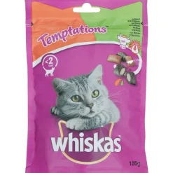 Whiskas Temptations Kattensnoepjes Rund En Kalkoen^ Dierenvoeding